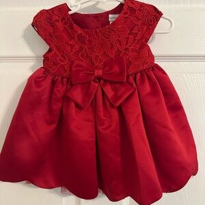 Sweet Heart Rose Red Lace Formal Dress